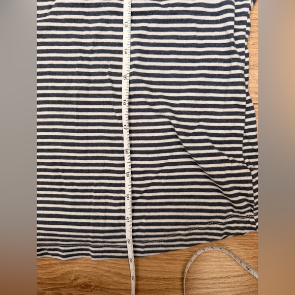 La Vie En Rose Navy and White Striped Tee - Picture 4 of 5